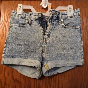 Jean shorts, size 6/28
